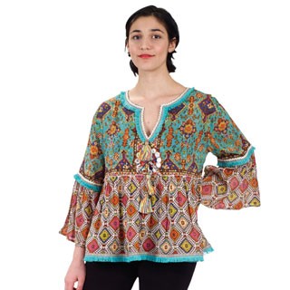 TOP WITH BELL SLEEVE