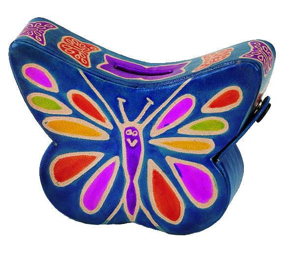 BUTTERFLY LEATHER BANK