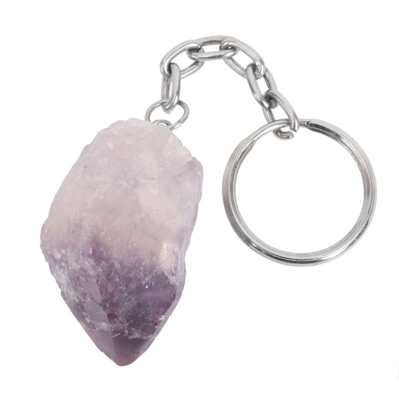 AMETHYST KEYCHAIN -- EACH