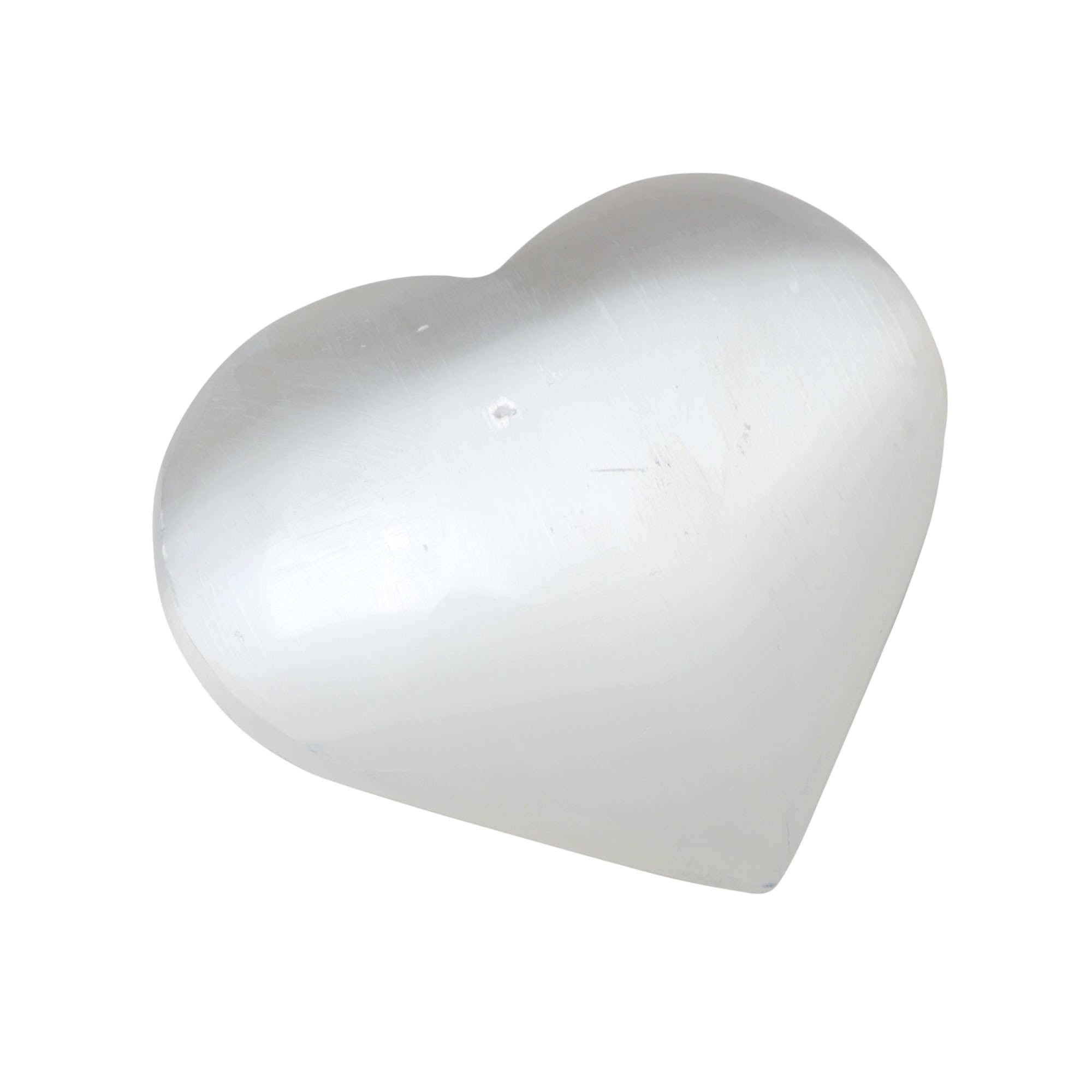 LARGE HEART SELENITE