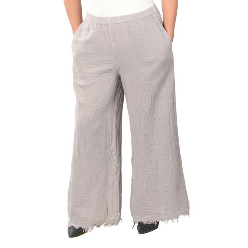 ELASTIC WAIST PANTS