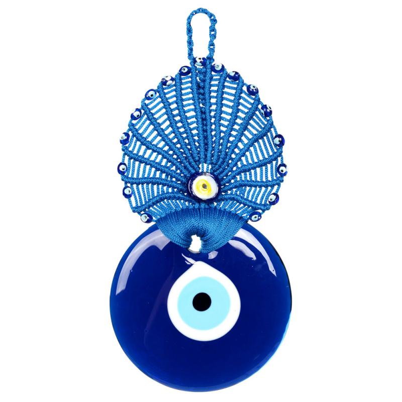 MACRAME EVIL EYE WALL DECORATION