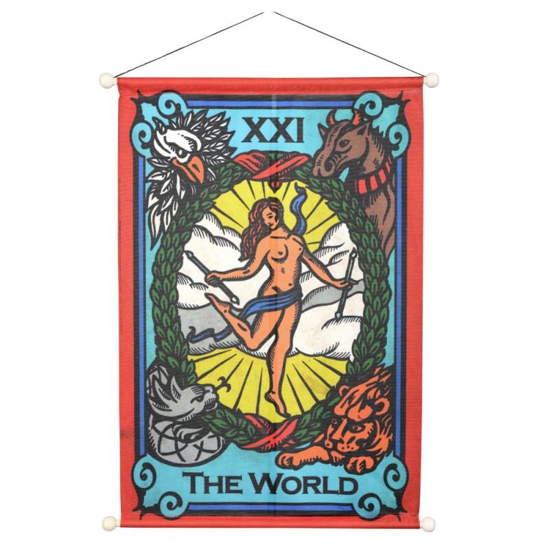 THE WORLD TAROT BANNER