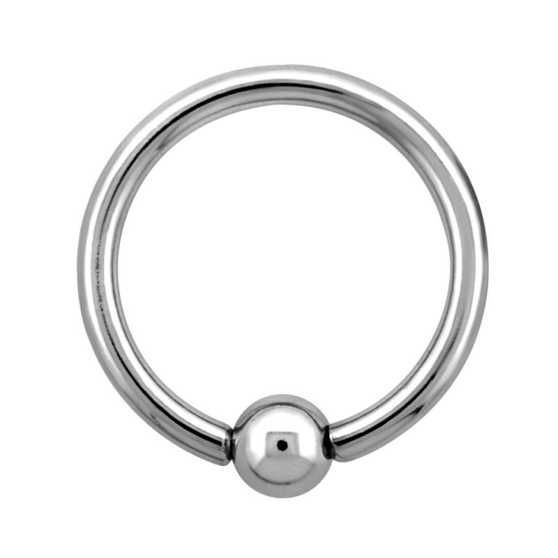 ANODIZED SURGICAL STEEL BALL CLOSURE RING - 4MM BALL
