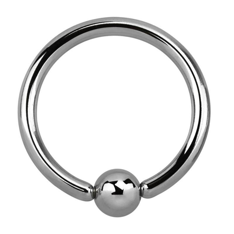 ANODIZED SURGICAL STEEL BALL CLOSURE RING - 5MM BALL