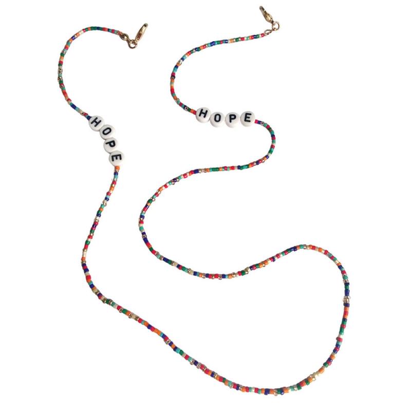 MULTI-COLOR BEADS MASK CHAIN