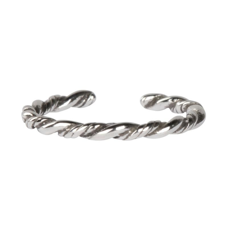 TWISTED ROPE ADJSTABLE RING