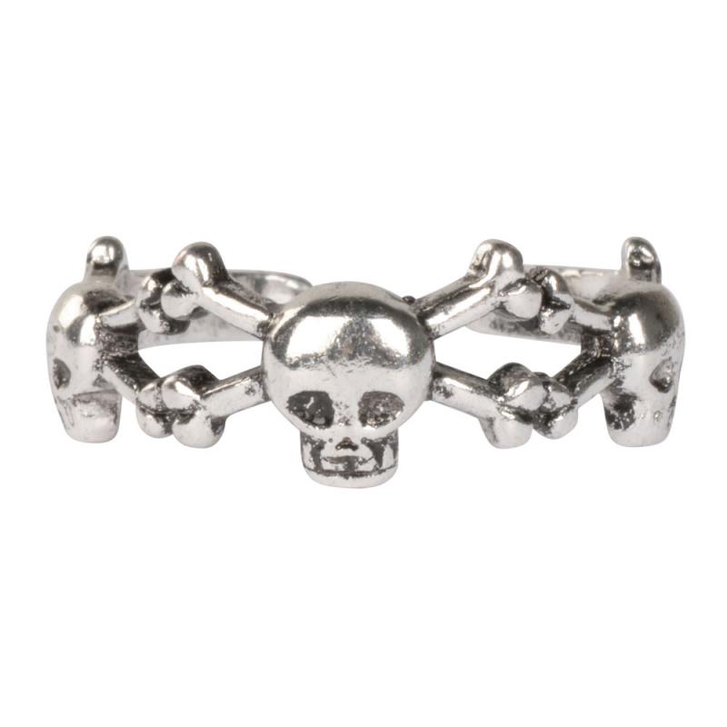 SKULL ADJUSTABLE RING