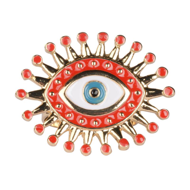 SILVER EVIL EYE ADJUSTABLE R