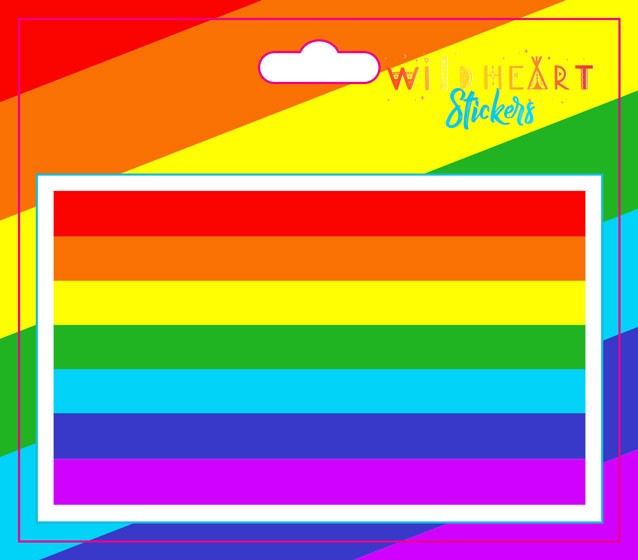 RAINBOW WINDOW STICKER