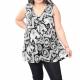 SLEEVELESS ELEPHANT PATTERN SHIRT 1