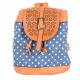 MINI DEMIN STARS BACKPACK WITH POCKET