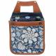 BLUE CANVAS & FLOWERS BEER CARRIER