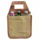 WHITE CANVAS PATTERN BEER CARRIER 2