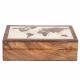 WORLD MAP WOODEN BOX 1