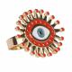 SILVER EVIL EYE ADJUSTABLE R 1