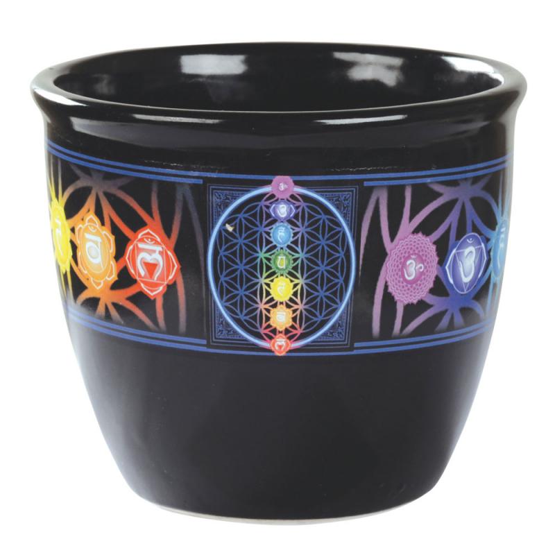 7 CHAKRA SMUDGE POT