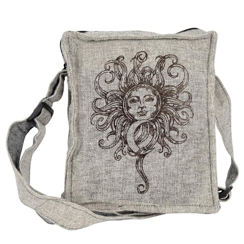 SUN & MOON ZIPPER CLOSURE CROSSBODY