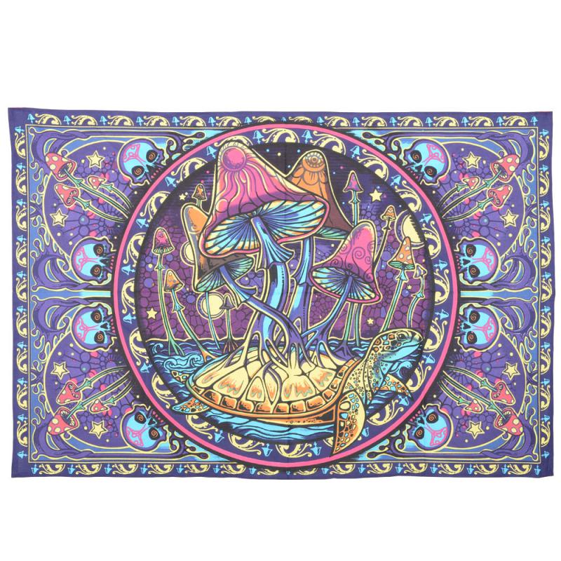 SINGLE MUSHROOM 3D TAPESTRY