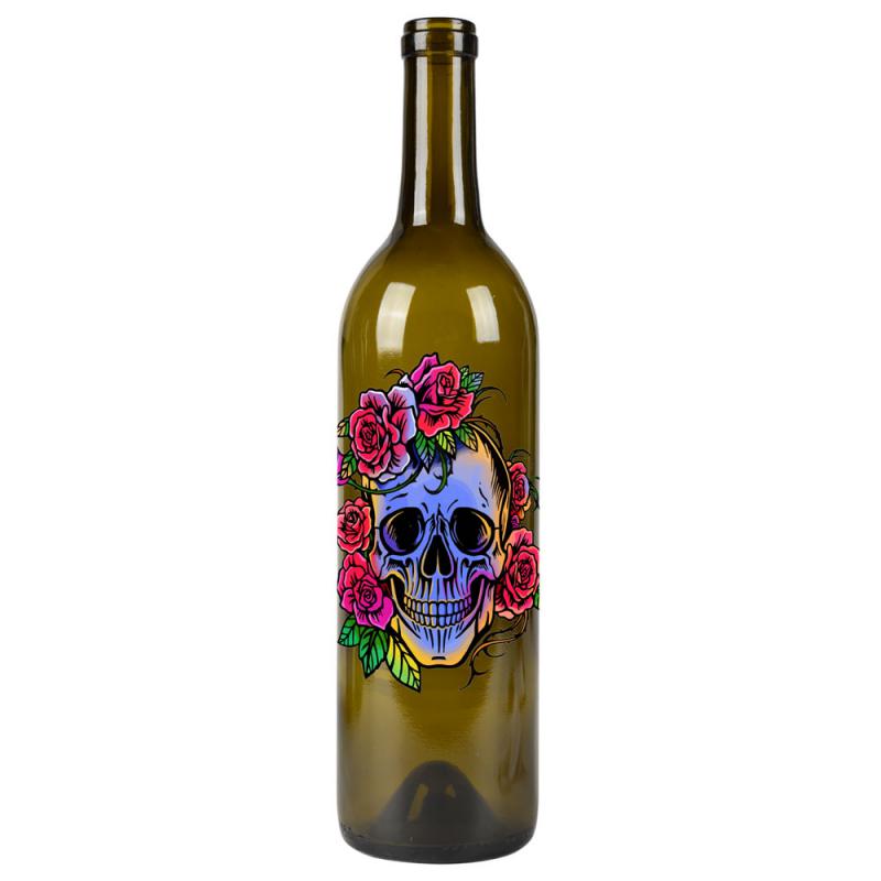 SKULL AND ROSES SMOKIN' BOTTLE