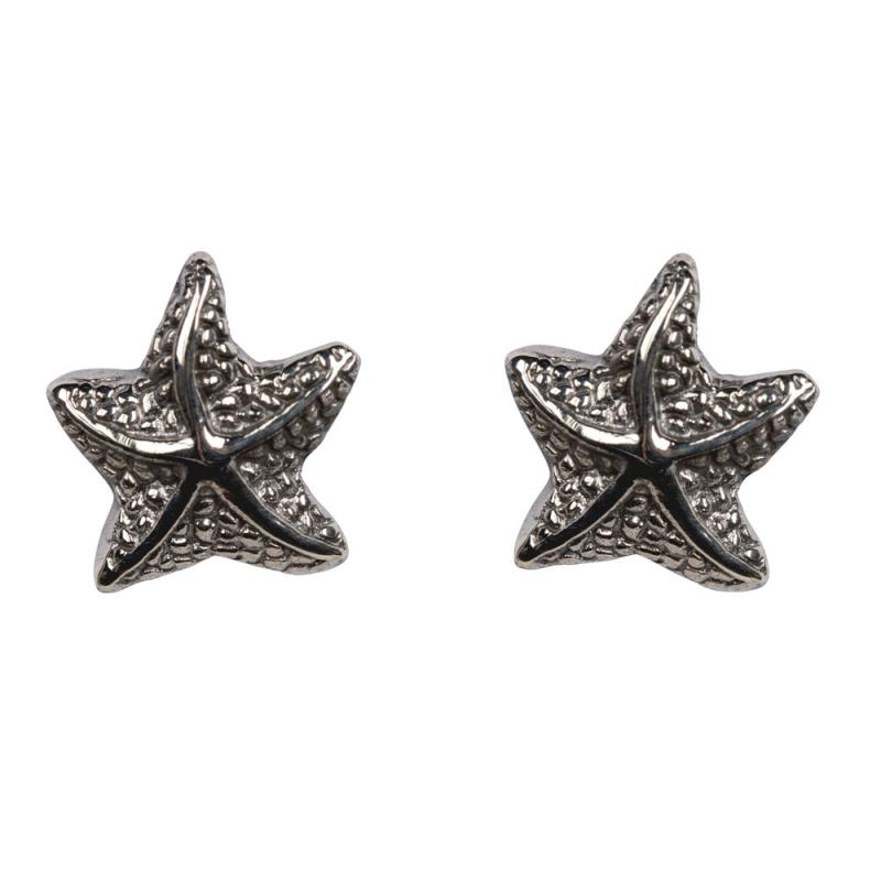 STERLING SILVER STARFISH STUD