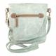 DOUBLE ZIPPER LIGHT GREEN RUG CROSSBODY 2