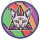 THIRD EYE CAT SUNCATCHER 1