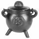 CAST IRON CAULDRON SMALL PENTAGRAM 1