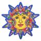 SUN EMBROIDERED PATCH