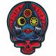 OUIJA BOARD SKULL EMBROIDERED PATCH