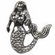 STERLING SILVER MERMAID STUD 1