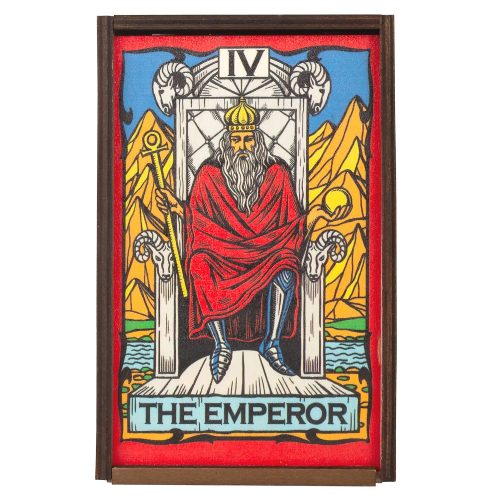 THE EMPEROR TAROT CARD BOX