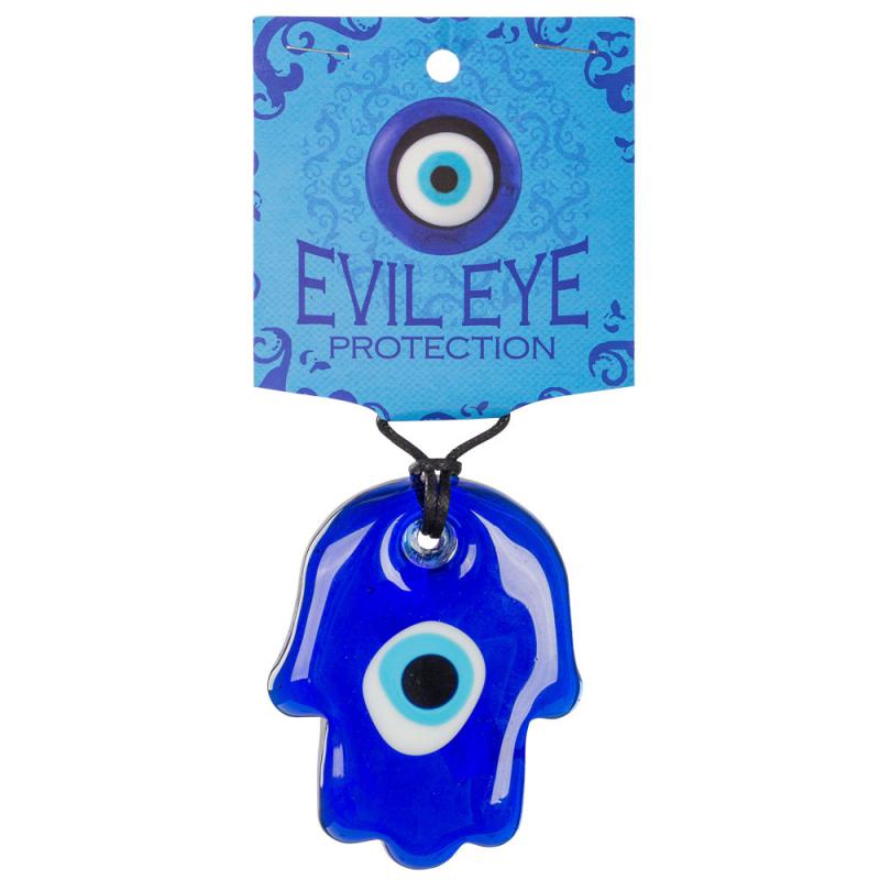 SMALL HAMSA SHAPED EVIL EYE