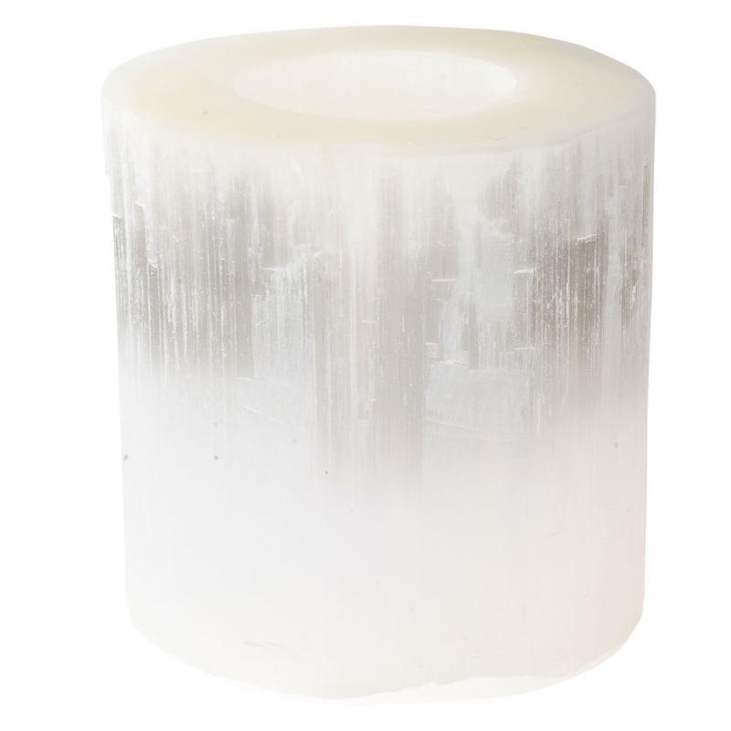 SELENITE CANDLE HOLDER