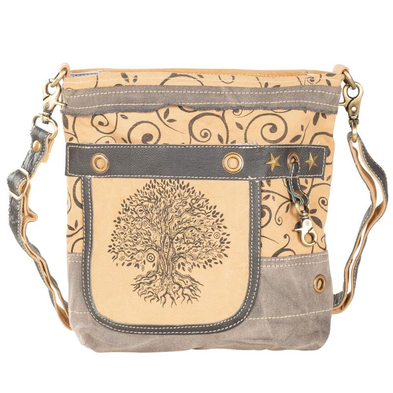 TREE OF LIFE SHOULDER CANVAS BAG