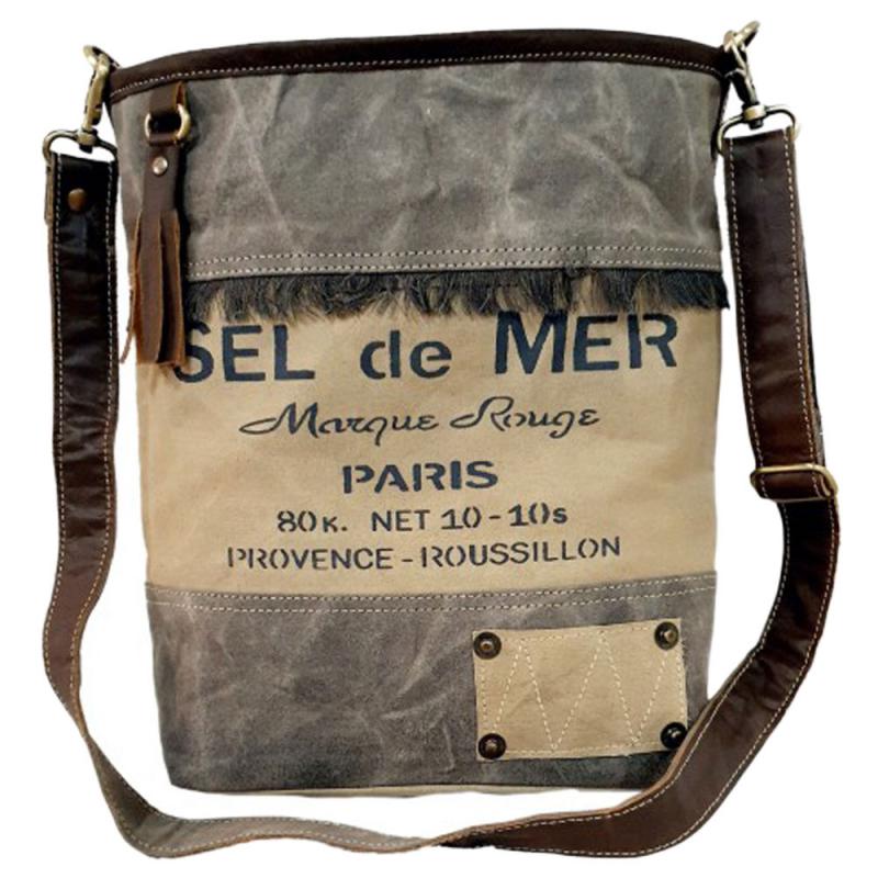 SEL DE MER CANVAS SHOULDER BAG