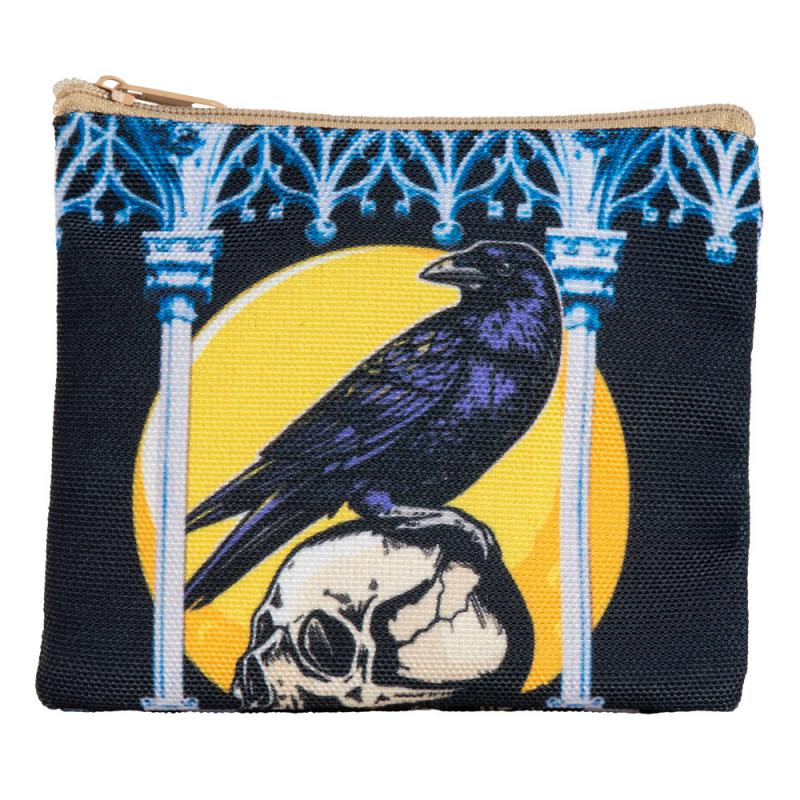 RAVEN & SKULL COIN PURSE