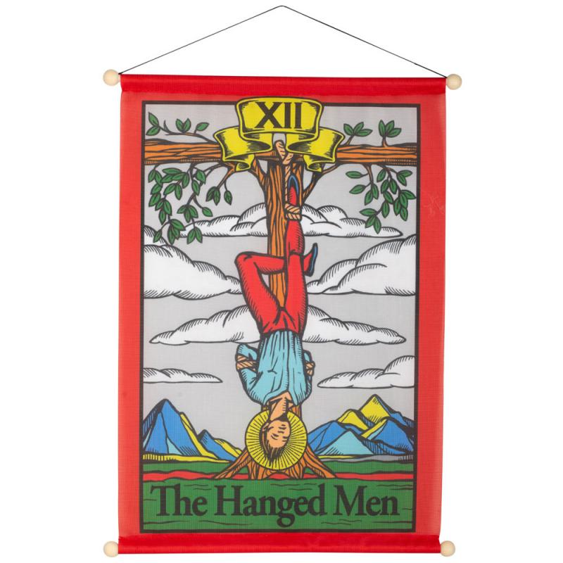 fjende Skulptur Træts webspindel THE HANGED MAN TAROT BANNER