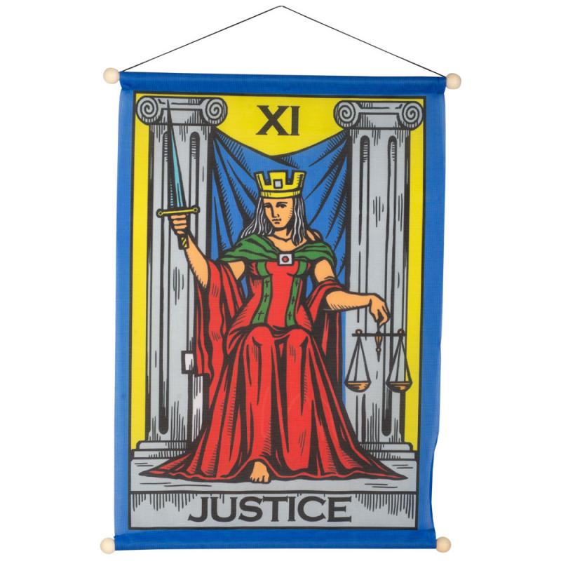 JUSTICE TAROT BANNER