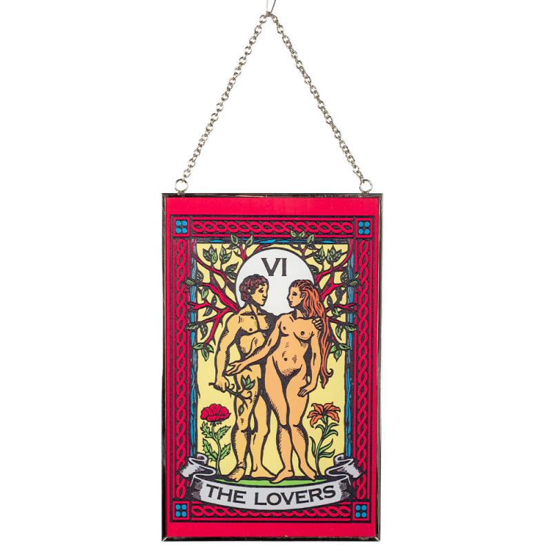 THE LOVERS TAROT SUNCATCHER