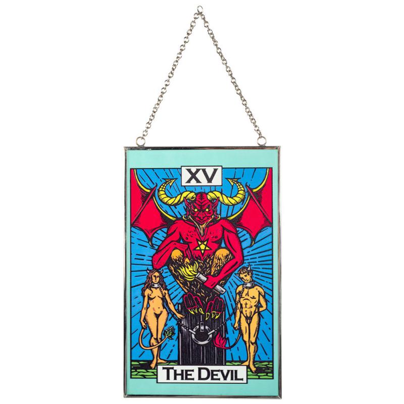 THE DEVIL TAROT SUNCATCHER