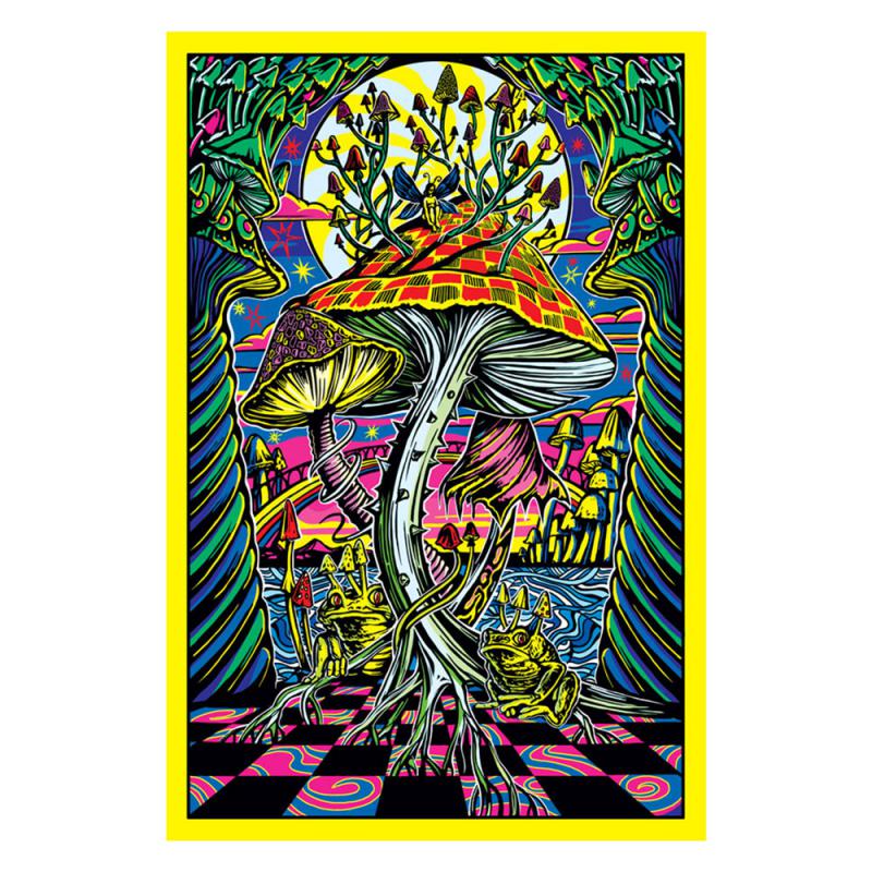 MAGIC MUSHROOM 3D TAPESTRY