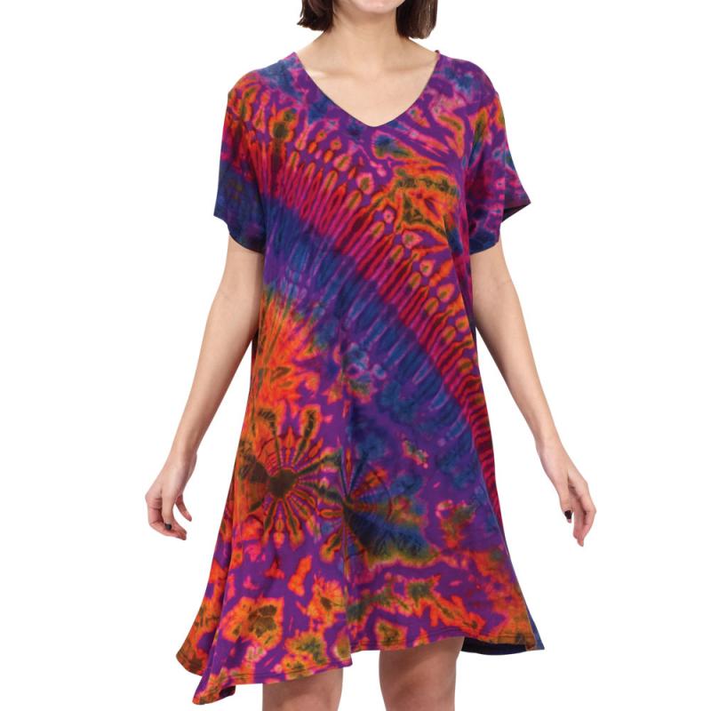 TIE DYE T-DRESS