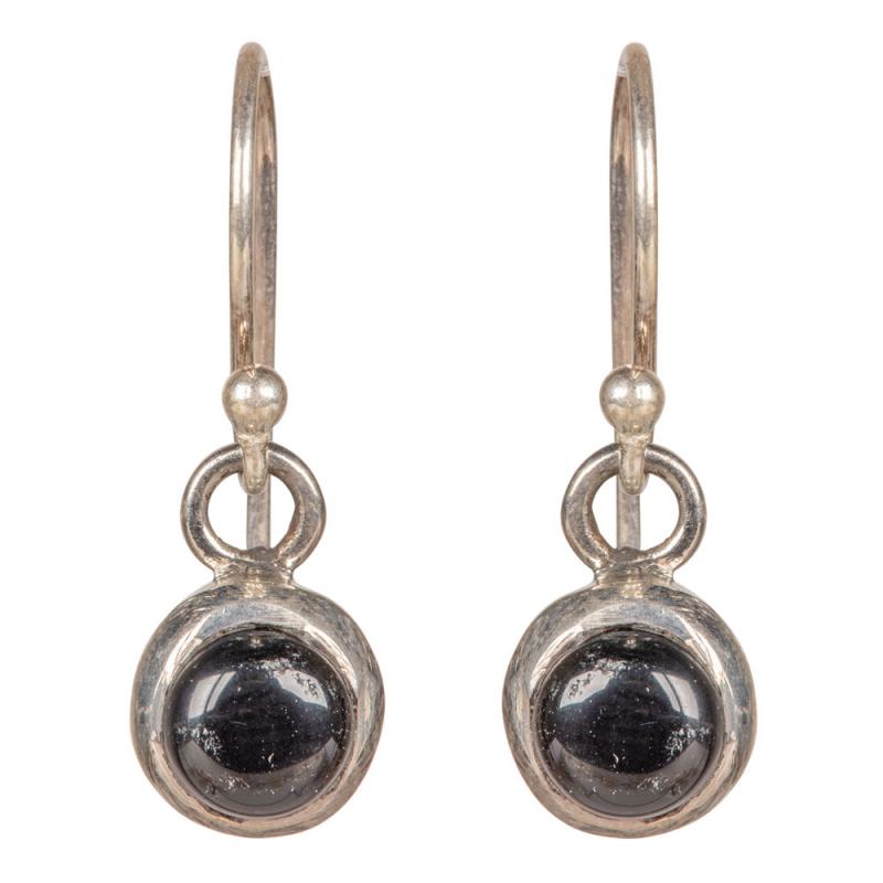 STERLING SILVER SINGLE STONE EARRING