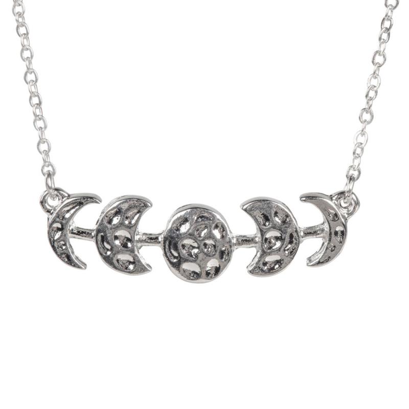 MOON PHASES ADJUSTABLE NECKLACE