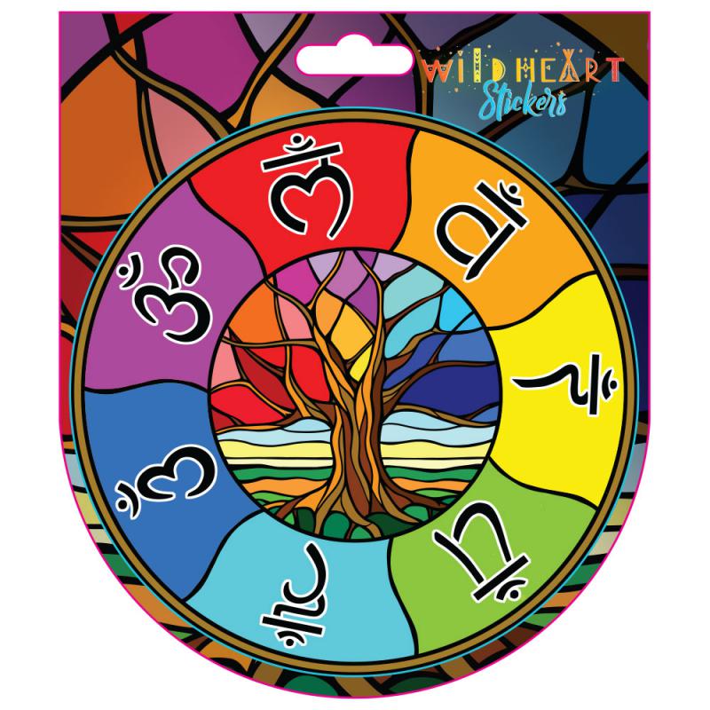 CHAKRA TREE STICKER