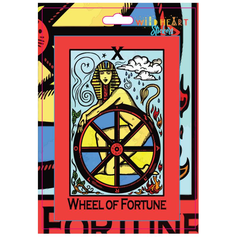 WHEEL OF FORTUNE TAROT STICKER