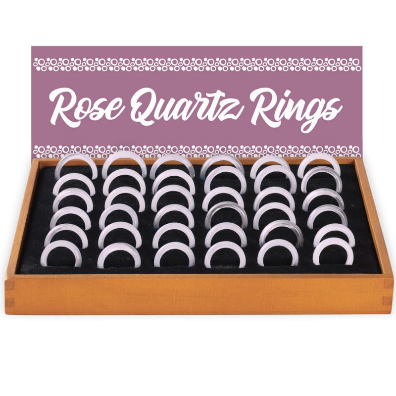 ROSE QUARTZ RINGS UNIT