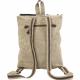 CANVAS PATTERN AND FUR MEDIUM BACKPACK 1