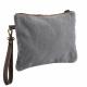 RUG WRISTLET WITH LEATHER BOTTOM TRIM 1